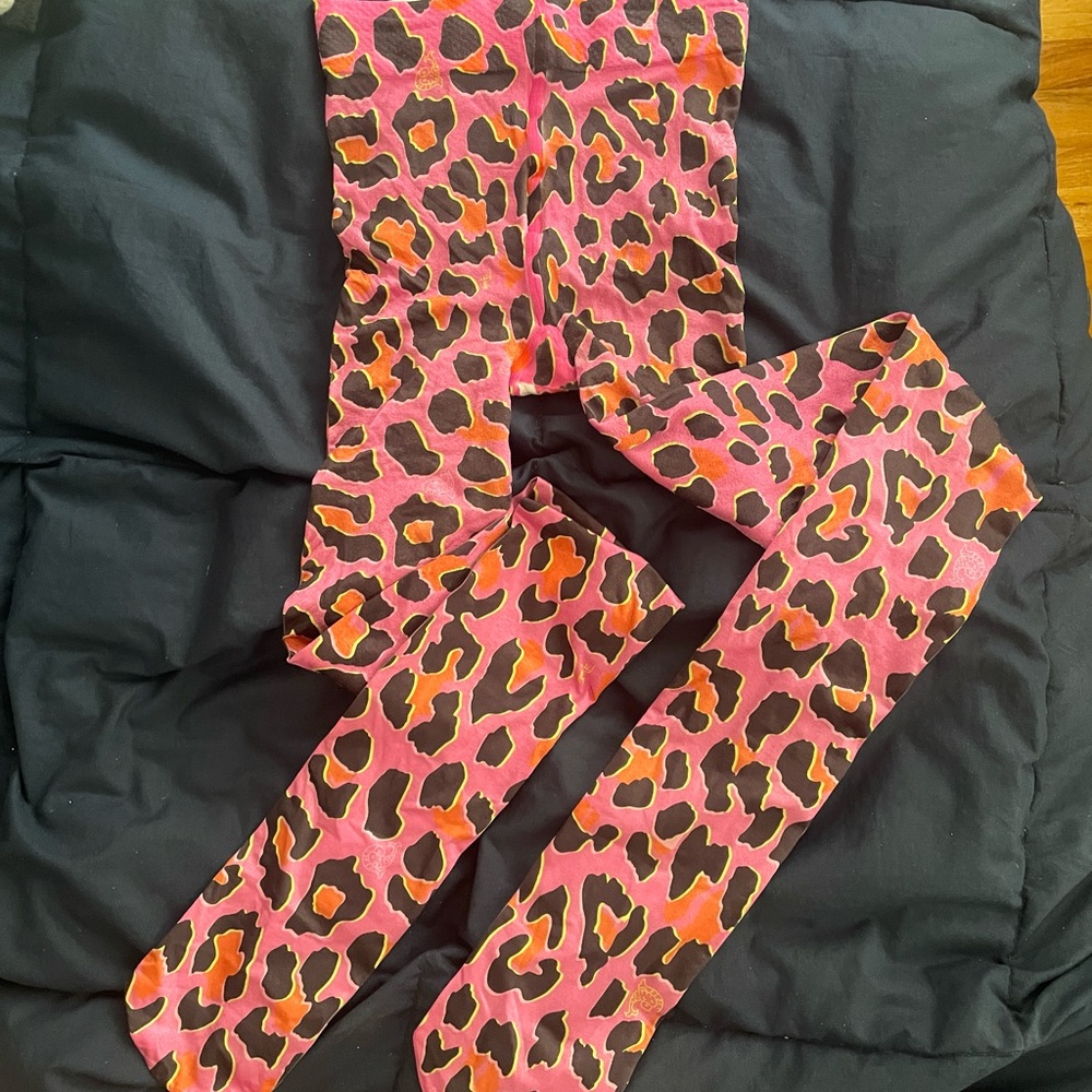Emilio Pucci pink leopard stockings BNWOT